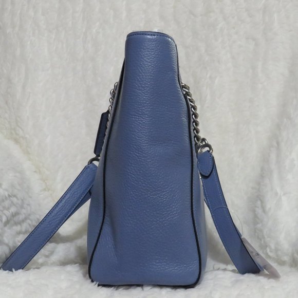Coach Leather Marlie Tote (Periwinkle)	C1566 - Picture 4 of 7